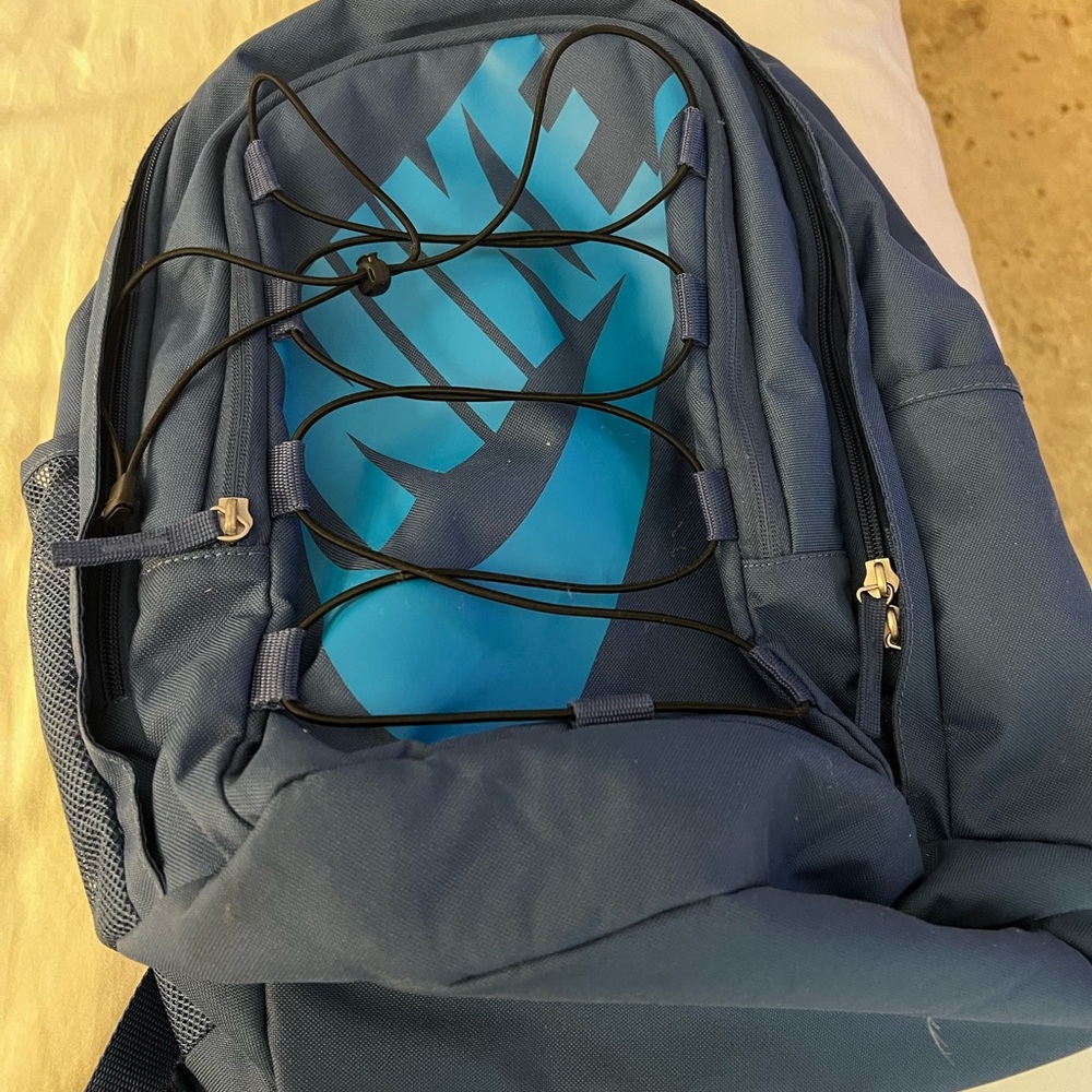 Nike Men's Backpack in Blue with Black Accents